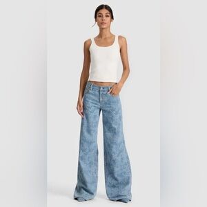NWT Alice + Olivia AMAZING PAISLEY JEAN $440